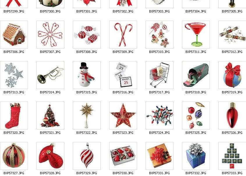 80 HQ CHRISTMAS OBJECTS