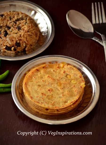 Dhal Roti- Indian flat bread with lentils