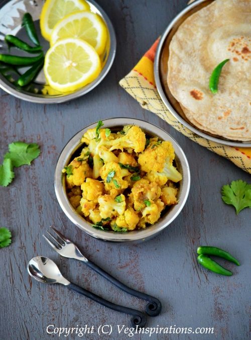 Punjabi Aloo Gobi-Potato and cauliflower curry