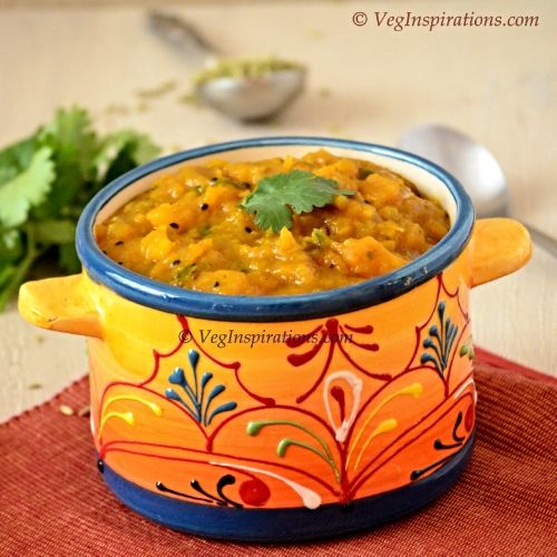 Kaddu Ka Bharta ~ Vegan Butternut squash/ Pumpkin Curry | Veg Inspirations