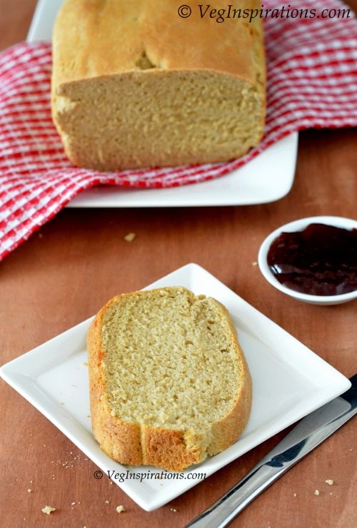 Vegan Whole Wheat Sandwich Bread | Veg Inspirations 