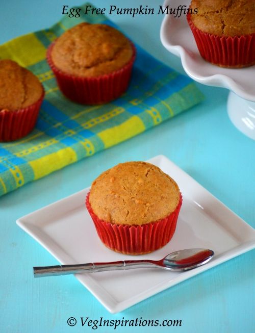 Egg Free Pumpkin Muffins | Veg Inspirations