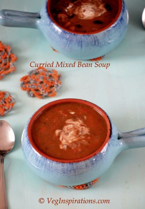  Curried Mixed Bean Soup