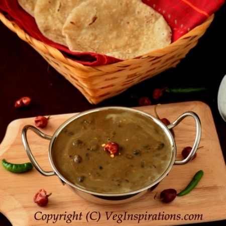 Black bean curry with coconut milk