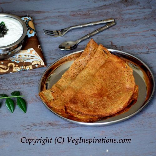 Instant Multigrain dosa- Savory Indian multigrain crepes