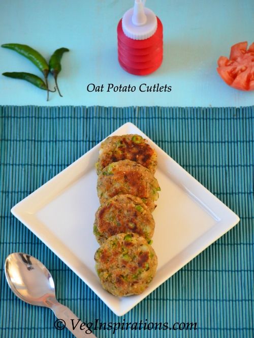 Oat Potato cutlets- Burger Patty/Sandwich stuffing