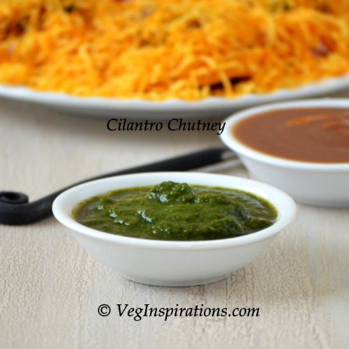 Cilantro Chutney-Coriander leaves chutney-Chutney for chaat