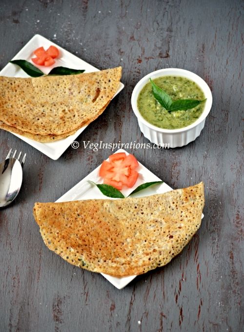  Instant Oat Flax Dosa ~ Oat Alsi Dosa ~  Savory Indian crepes made with oats and flax | Veg Inspirations