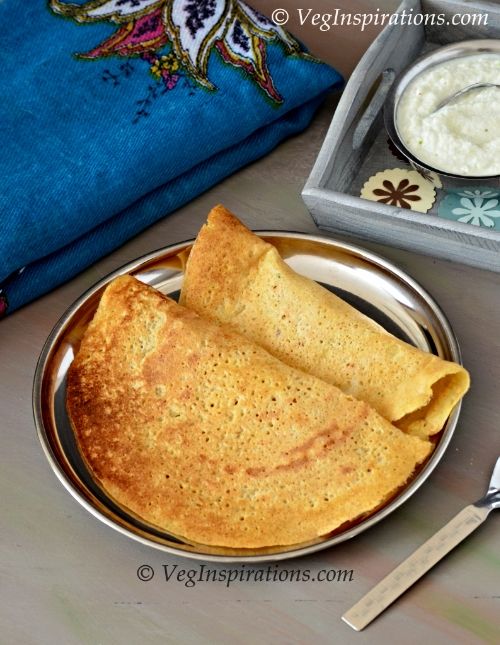 Kambu Oats Adai ~ Bajra Oats Dhal Dosa ~ Savory Millet, Oat and Lentil Crepes | Veg Inspirations