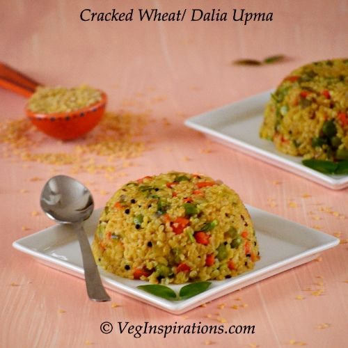 Cracked Wheat Upma-Dalia upma