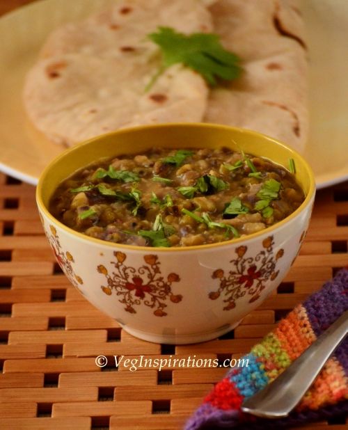 Mung Bean Curry~Whole moong curry