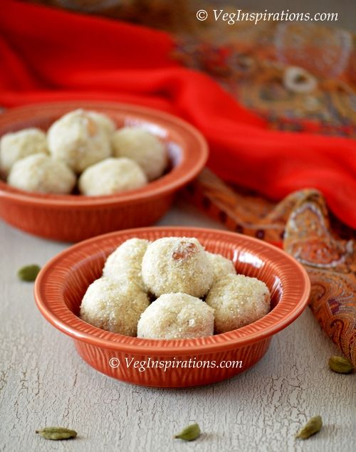Oat Rava Ladoo ~ Oats laddu ~ Indian sweet made with semolina and oat | Veg Inspirations