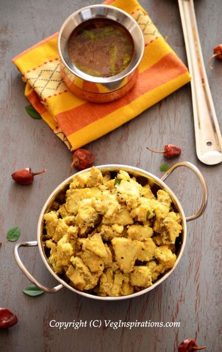 Jeera Vazhakkai curry / Raw Banana Curry with cumin/ Plantain curry
