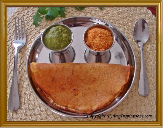 Bajji Dosai-Savory Chick pea flour crepe