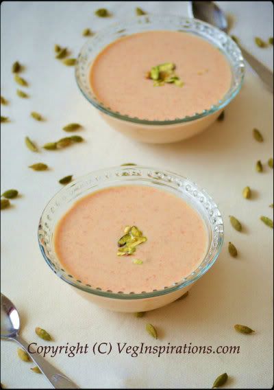 Carrot Cashew Payasam/kheer/Indian pudding