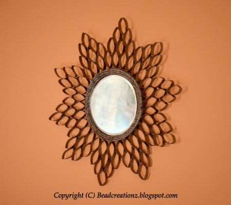 DIY Sunburst mirror