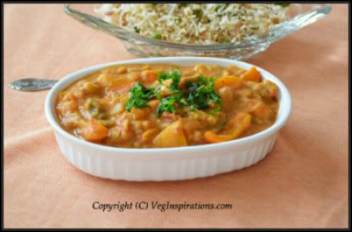 Mughlai style Medley curry 1