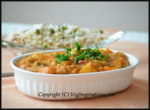 Mughlai style curry