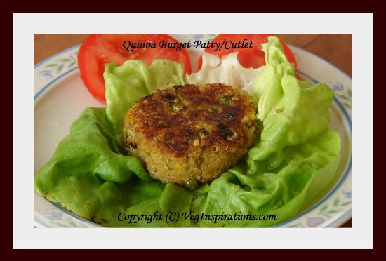 Quinoa Patty~Cutlet