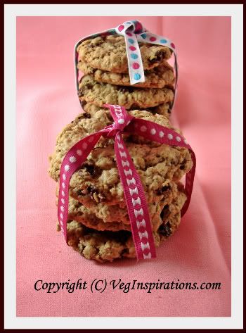 Egg Free Oatmeal Raisin Cookie