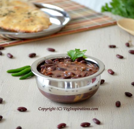 Red Kidney Bean Curry~Rajma | Veg Inspirations