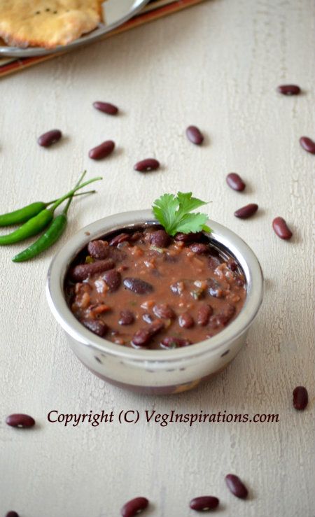 Rajma ~ Red Kidney Bean Curry | Veg Inspirations