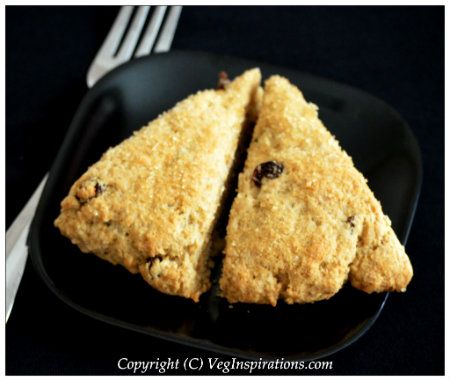 Egg Free Whole wheat scones