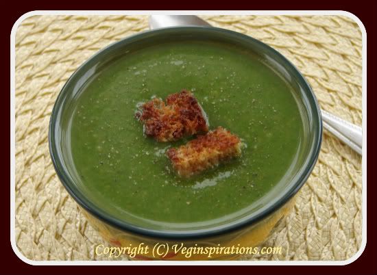 Spinach Lentil Soup ~ Palak Moong soup | Veg Inspirations