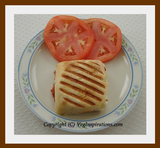 Tomato Mozarella Panini