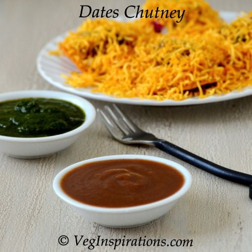 Dates Sweet chutney for chaat-Khatti meethi chutney