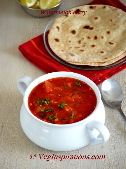 Watermelon curry- Tarbuz ki subzi