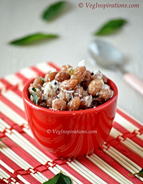  Verkadalai Sundal ~ Savory Seasoned Snack made with peanuts | Veg Inspirations