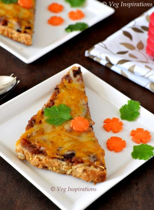 Rajma Toast ~ Bean Toast ~ Open Sandwich with Red Kidney Beans | Veg Inspirations