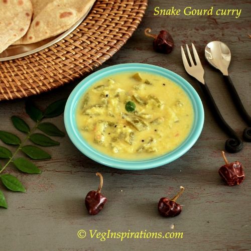 Podalangai Kootu ~ Snake gourd curry | Veg Inspirations