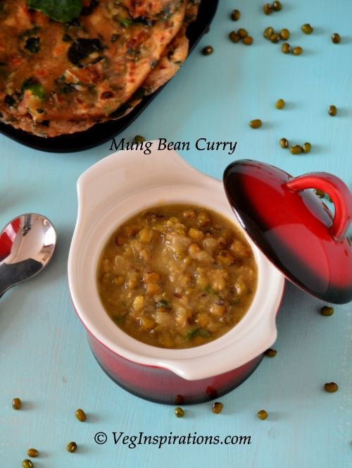 Mung Bean Curry with stepwise pictures