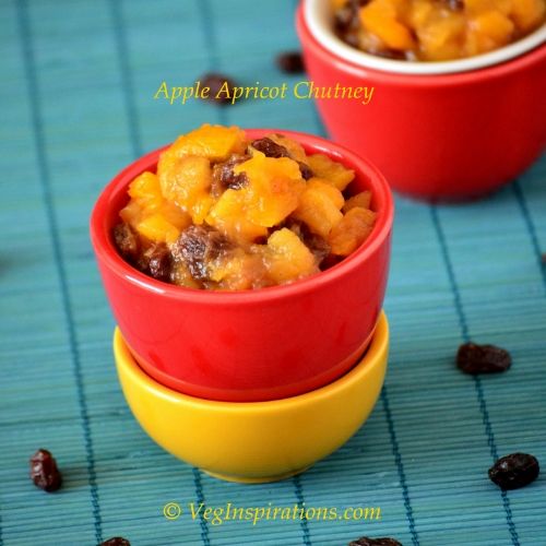 Apple Apricot chutney