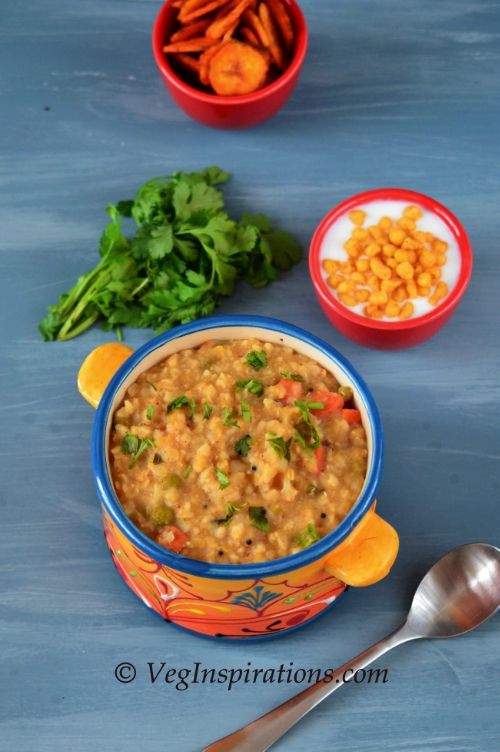  Bisi Bele Bhath ~ One dish meal with rice, lentils and veggies