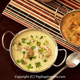 Punjabi Kadhi-Kadhi Pakora/Chickpea dumplings in buttermilk gravy curry