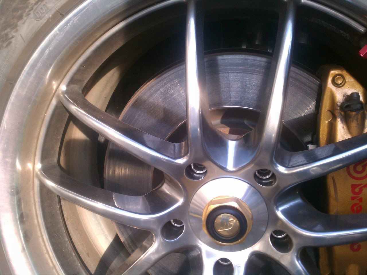 Brakes Front left rotor discoloration IW STi Forum