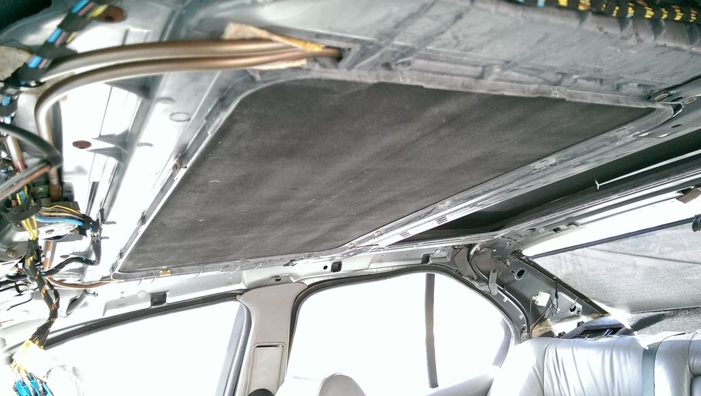 E34 535i headliner and now sunroof liner refurb DIY BMWFanatics