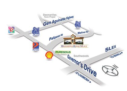 Dasmarinas Royale Village Map