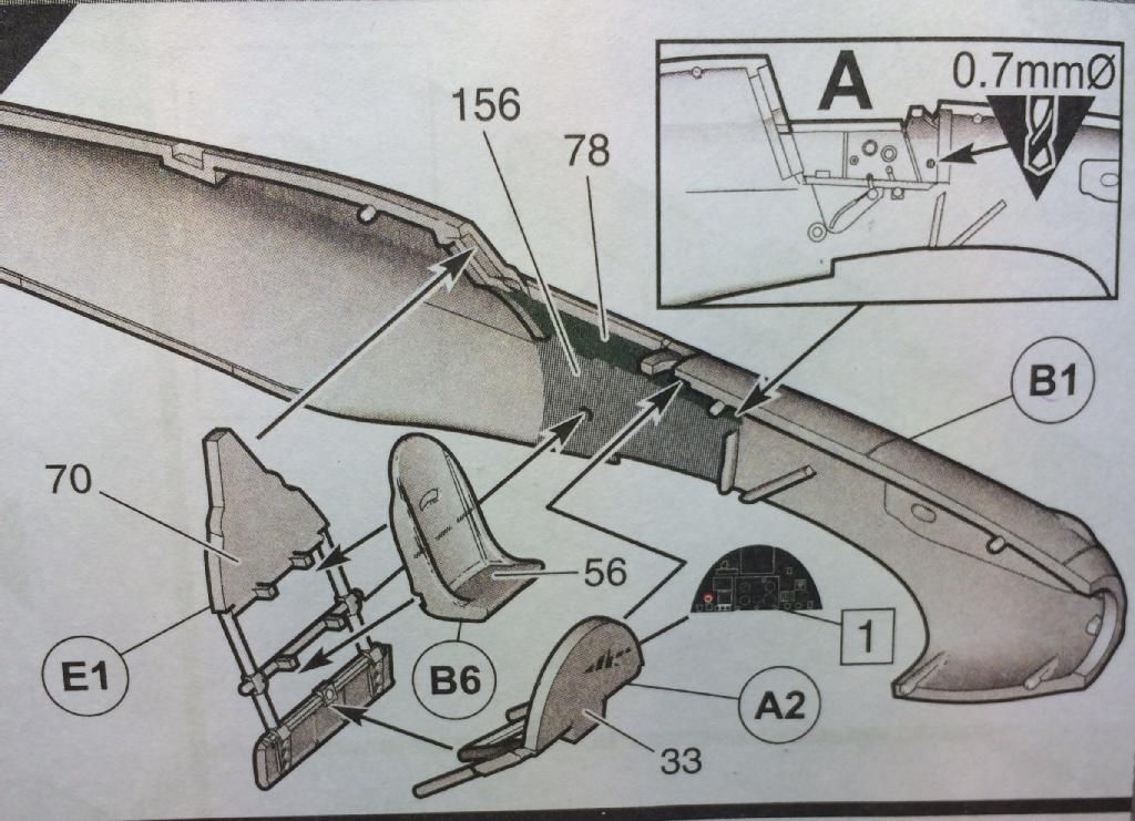 Early Hurricane Cockpit Colours As Per Airfix Instruction Aircraft