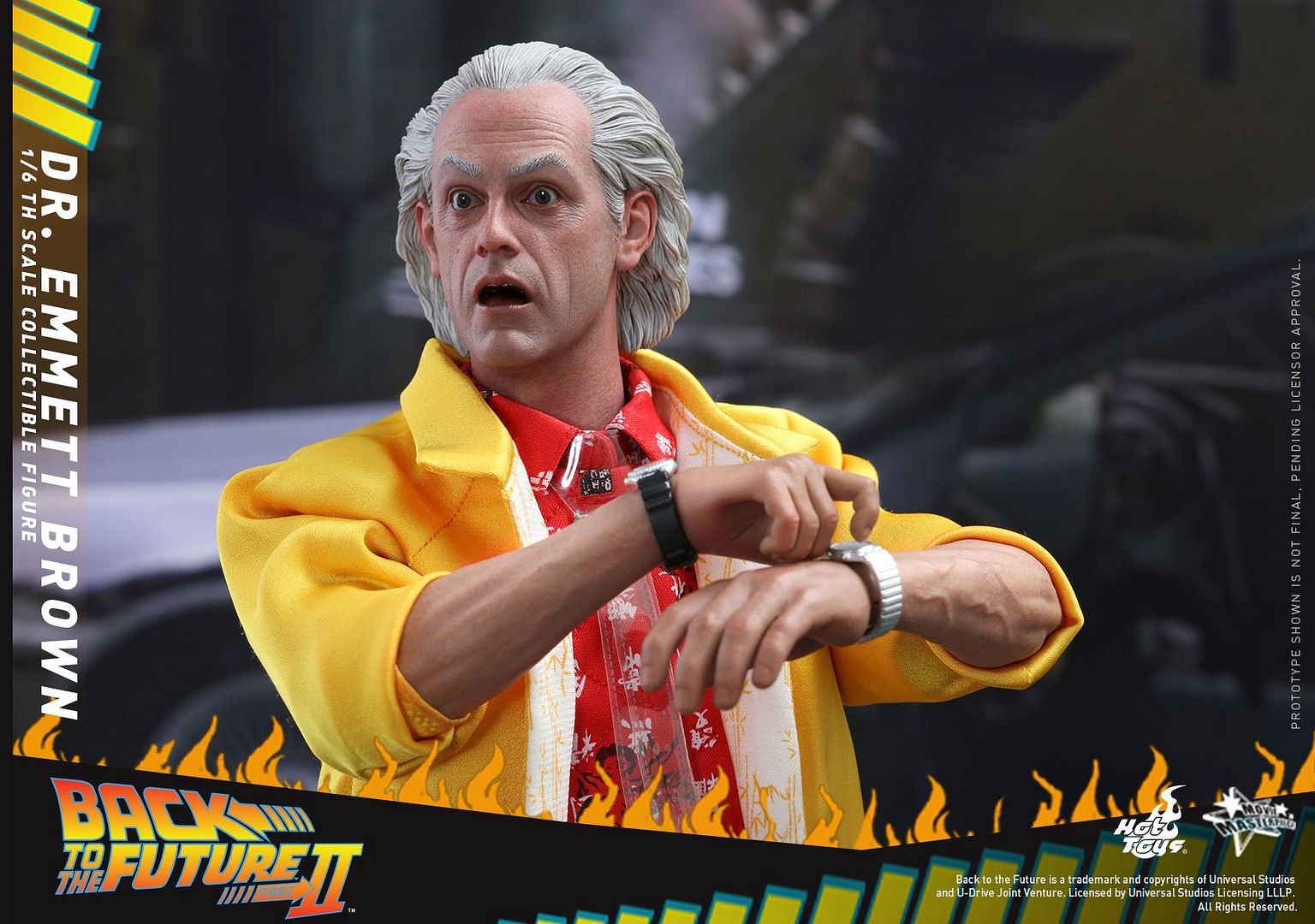 emmett brown hot toys