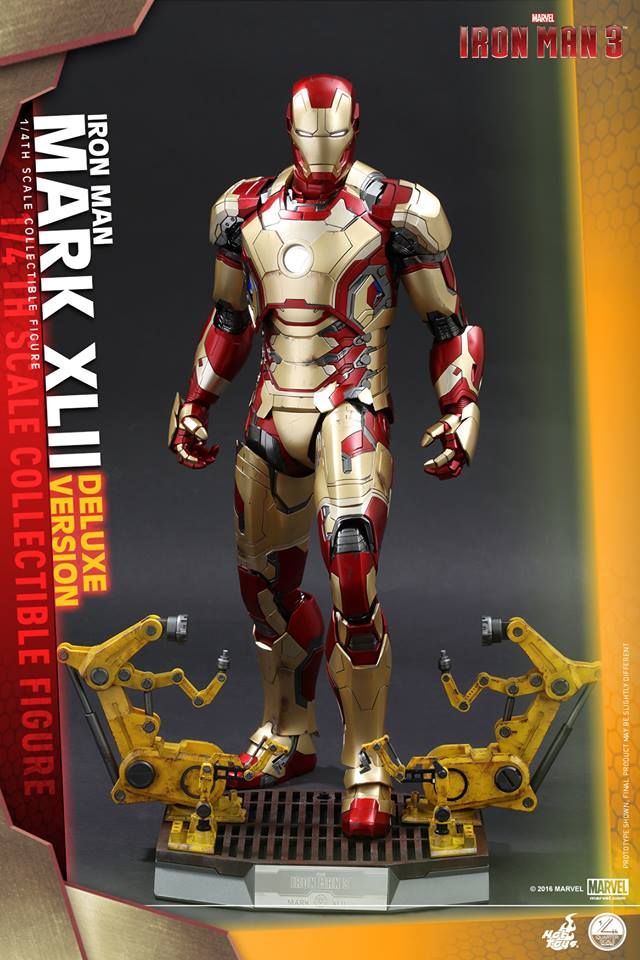 Hot Toys QS 08 Iron Man 3 Mark XLII Deluxe Version Hot Toys