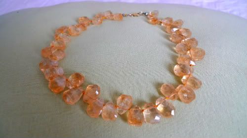 citrine necklace