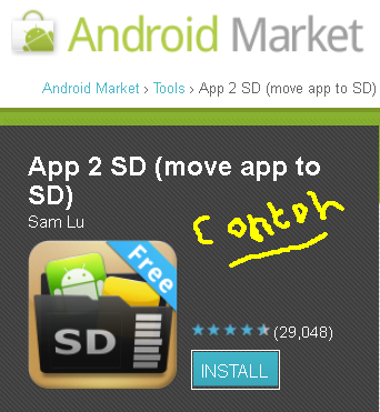 App2sd Download free Android Market