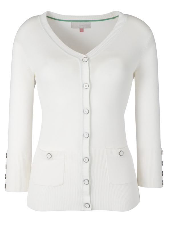 v neck cardigan white cardigan cewek cantik pilihan modis trend tahun gambar