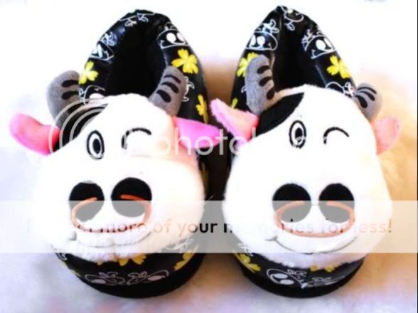 Fluffy Animals Slippers Shoes Kids & Youth Cute design  