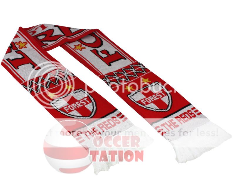 NFFC NOTTINGHAM FOREST FOOTBALL CLUB WOOLEN SCARF  