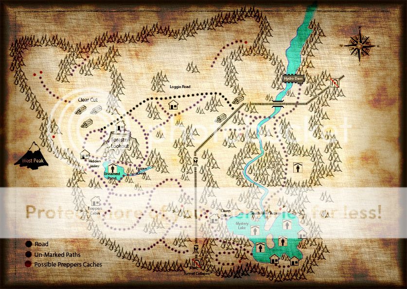 Long Dark Map Mystery Lake - World Map